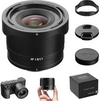„TTARTISAN“ 17 mm F1.8 „Air“ objektyvai su automatiniu fokusavimu, skirti „Sony“ fotoaparatams su „E-Mount“ jungtimi; APS-C formato plataus kampo objektyvai su dideliu diafragmos atidarymu; kompaktiški objektyvai, skirti „Sony“ modeliams a6000, a6100, a63