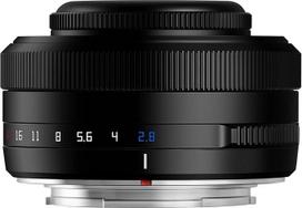 „TTArtisan“ 27 mm F2,8 automatinio fokusavimo (AF) objektyvas su metaliniu korpusu, suderinamas su „Sony“ E-mount jungtimi, juodos spalvos