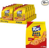 „TUC Mini Bake“ bandelės, picos duona, traškučiai, 150 g (10 vnt. pakuotė)