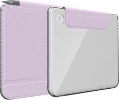 „TUDIA M-Flip V2“ dėklas, skirtas „Tolino Vision Color“ / „Kobo Libra Colour“ (2024 m.) | Suderinamas su rašikliu ir be jo. Nuimamas magnetinis dėklas su atrama ir permatomu nugaru – alyvinė spalva