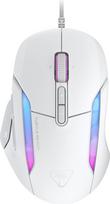 „Turtle Beach Kone II“ ergonomiška RGB laidinė kompiuterio žaidimų pelė | „Arctic White“, 26K DPI jutiklis, optinis jungiklis, 23 priskirtini mygtukai, ergonomiška, 4D slinkties ratukas, „Pure PTFE“ slydimo elementas