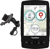 „TwoNav Aventura 2 Plus Motor“ (32GB) + „MicroSD“ (128GB) + įdiegta visos Vokietijos žemėlapio versija „BKG Topo“ 1:25 000 – GPS navigacijos sistema, skirta važiuoti keliais ir bekeliais, su 3,7 colio ekranu