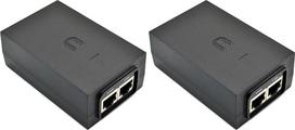 „Ubiquiti“ POE-24-12W-G „Power Over Ethernet“ maitinimo šaltinis, 120 V kintamosios srovės, 230 V kintamosios srovės įėjimas, 24 V nuolatinės srovės, 500 mA išėjimas (2 vnt. rinkinys)