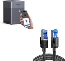 „UGREEN NASync DH4300 Plus“ – 4-lizdinis stalinis NAS su Cat 8 LAN kabeliu, 2,5GbE LAN prievadu, 8GB LPDDR4X RAM, „NFC“ prisijungimu vienu paspaudimu, AI šeimos ir kūdikių albumais, asmeniniu debesies saugyklos sprendimu namams ir biurui (diskai