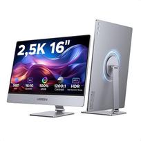 „UGREEN“ 2,5K nešiojamasis monitorius, 16 colių nešiojamasis monitorius, IPS, 2560×1600@165Hz | Itin plonas aliuminio korpusas su magnetiniu stovu, HDR400, 500 nits, 100 % sRGB, 2 visiškai funkcionalūs USB-C prievadai ir mini HDMI