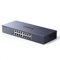 „UGREEN“ 16 prievadų gigabito LAN komutatorius, nevaldomas, 32Gbp/s komutavimo pajėgumas, 19 colių stovo montavimas, metalinis korpusas, Ethernet komutatorius, skirtas televizoriui, nešiojamajam kompiuteriui, komutatoriui, maršrutizatoriui ir monitoriui