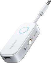 „UGREEN“ „Bluetooth 6.0“ siųstuvas ir „2-in-1“ garso „Hi-Fi“ imtuvas, stereo sistema | 3,5 mm AUX jungtis, 18 valandų veikimo laikas, įmontuotas mikrofonas, 10 m perdavimo nuotolis, skirtas naudoti lėktuvuose ir prie televizoriaus