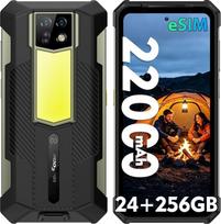 „Ulefone Armor 24 Pro“ lauko mobilusis telefonas su „Android 16“, 22 000 mAh baterija, 24+256GB / SD-2 TB, 1000 lm stovyklavimo žibintas, AI lauko išmanusis telefonas su aštuonių branduolių procesoriumi, 6,78 colių FHD+ 120 Hz ekranas, 64 MP + 64 MP kame