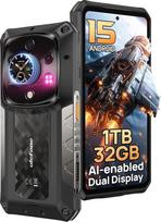 „Ulefone Armor 28 Ultra AI“ lauko mobilusis telefonas 5G, 32GB + 1 TB, „Dimensity 9300+“, 6,67 colių AMOLED ekranas + 1,04 colių papildomas ekranas, 10 600 mAh baterija, 120 W įkrovimas, 50 MP „IMX989“ triguba kamera + 64 MP naktinio matymo kamera, IP68