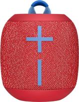„Ultimate Ears Wonderboom 2“ nešiojamas „Bluetooth“ garsiakalbis, 360° garso sklaida, atsparus vandeniui ir dulkėms, lauko režimas, galimybė sujungti du garsiakalbius ir klausytis stereo garso, 13 valandų baterijos veikimo laikas – raudonas