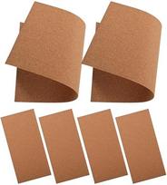 „Uonlytech“ 6 vnt. smėlio rudos spalvos kamštinės plokštės, 15x15 cm, didelio tankio struktūra su smūgių slopinimu ir pjovimo funkcija, skirtos smėlio stalui ir architektūriniam dizainui savarankiškuose projektuose