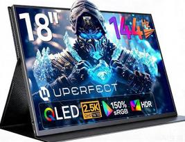 „UPERFECT“ nešiojamasis monitorius QLED, 18 colių, 2,5K, 144 Hz, 150 % sRGB, 2000:1, 500 nitų