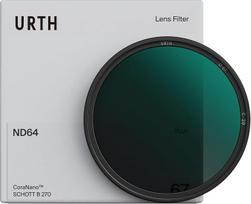 „Urth“ 37 mm neutralaus tankio filtras ND64 (6 stopai) ND filtras („Plus“) – neutralaus tankio, 20 sluoksnių su nano danga, ypač plonas fotoaparato filtras