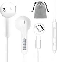 „USB-C“ ausinės su laidu, skirtos „iPhone 16“ ir „iPhone 17“; „Type-C“ ausinės; ausinės, įdedamos į ausį; ausinės su mikrofonu ir laidu, skirtos „iPhone 15 Plus“, „Samsung Galaxy S23“, „S22“, „S21 FE“, „iPad Pro“, „Huawei“ ir „Google Pixel“