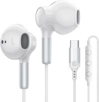 „USB-C“ ausinės, skirtos „iPhone 16“ ir „15“ modeliams. „USB-C“ ausinės su mikrofonu ir garsumo reguliatoriumi. Laidinės „Type-C“ ausinės, skirtos „iPhone 16“, „15“, „Pro Max“, „iPad Pro“, „Air 5“, „4“, „Mini 6“, „iPad 10“, „Pixel 8“, „7“ ir „Samsung Gala