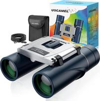 „USCAMEL“ žiūronai vaikams ir suaugusiems, kompaktiški 8 x 21 žiūronai, atsparūs vandeniui, skirti paukščių stebėjimui ir medžioklei (mėlyni) | Kompaktiški, lengvi, paukščių stebėjimui, medžioklei, kelionėms, vaikams nuo 8 metų, lauko sportui, koncertams,