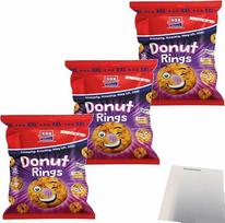 „usy“ rinkinys su „XOX Snack“ donatų žiedais, 3 vnt. pakuotė (3 x 200 g pakuotės) + „usy“ blokas