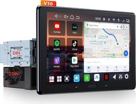 „V10“ 10 colių „Android“ automobilių radijas (1DIN ir 2DIN), 6G + 128G, 4G LTE/Wi-Fi, karaokė automobilyje, 4 kanalų vaizdo registratorius, „aptX HD“ „Bluetooth 5.4“, belaidis „CarPlay“ ir „Android Auto“, DSP 32B-EQ, dirbtinis intelektas, GPS