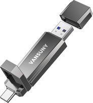 „Vansuny“ USB-C atmintinė, 256GB, dviguba USB 3.2 atmintinė, iki 1000MB/s