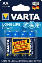 „VARTA“ didelio galingumo AA „Mignon“ LR6 1,5 V šarminės baterijos, 4 vnt. pakuotė