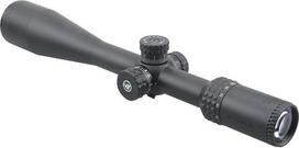 „Vector Optics Sentinel-X“ 10–40x50 antrosios fokalinės plokštumos (SFP) šautuvo optinis taikiklis su išgraviruotu stikliniu COM-25M tinkleliu, 30 mm korpusu, reguliavimu 1/8 MOA už vieną paspaudimą, bokštelių fiksavimo sistema, nemokamais tvirtinimo žied