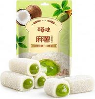 „Veitech Mochi“ 210 g, ryžių pyragėliai su kokosu, 7 atskiri maišeliai (Matcha)
