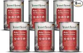 „Venandi Animal Premium“ kačių ėdalas, vištiena, vienos baltymų rūšies, šlapias ėdalas, be grūdų ir natūralus, 6 vnt. pakuotė (6 x 400 g)