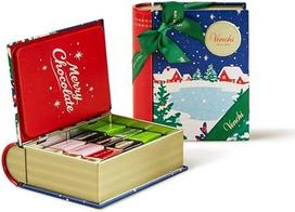 „Venchi“, mėlyna „Mini Book“ skardinė su 16 „Cremini“ saldainių be glitimo, 6 oz