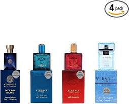 „Versace Pour Hommes“ miniatiūrų rinkinys, 4 x 5 ml