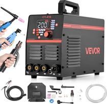 „VEVOR“ suvirinimo aparatas „3-in-1 Combi“: pjovimas / TIG / MMA, 50 A plazminis pjoviklis ir 200 A TIG elektrodinis suvirintuvas, skaitmeninis LED ekranas su 2T/4T/PA/PT funkcijomis, skirtas namų meistrams ir dirbtuvėms