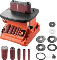 „VEVOR“ svyruojančio veleno šlifuoklis, 2000 aps/min greičio šlifuoklis su 16 mm eiga, 5 įvorėmis (12,7–50,8 mm) ir 610 x 98 mm šlifavimo juosta, skirta medžio apdirbimui, baldų šlifavimui ir „pasidaryk pats“ projektams