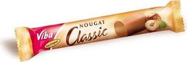 „Viba Nougat Classic“ lazdelės, 8 vnt. po 50 g – lazdyno riešutų nuga, Turingijos originalas