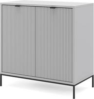 „Vicco Eliza“ komoda, pilka, 42 x 81,2 cm | Su 2 durelėmis, „push-to-open“ mechanizmu ir lengvai prižiūrimu paviršiumi