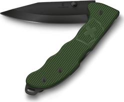 „Victorinox Hunter Evoke BSH Alox“ šveicarų kariuomenės peilis – lauko sulankstomas peilis su 4 funkcijomis, 10 cm ilgio ašmenimis ir nykščio kaiščiu, alyvuogių žalios spalvos