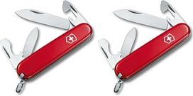 „Victorinox“ šveicarų kariuomenės peilis, „Recruit“, daugiafunkcinis įrankis, šveicarų kariuomenės peilis su 10 funkcijomis, peilio ašmenys, skardinių atidarytuvas, 3 mm atsuktuvas