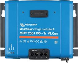 „Victron SmartSolar MPPT 250/100“ 100 A saulės energijos įkrovimo reguliatorius, skirtas saulės baterijoms, kurių galia siekia iki 1450 W (12 V) / 2900 W (24 V) / 4350 W (36 V) / 5800 W (48 V) ir iki 250 V