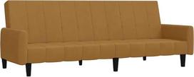 „vidaXL“ dviejų vietų sofa-lova su mediniu rėmu, sofa-lova, skirta svetainei, namų kinui, biurui, sofa-lova, poilsio lova, svečių lova, rudo aksomo