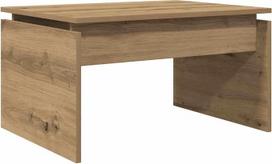 „vidaXL“ kavos staliukas „Artisan Oak“, 68 x 50 x 38 cm, pagamintas iš medžio