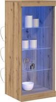 „vidaXL“ LED komoda „Artisan Oak“, 41 x 37 x 100 cm, pagaminta iš medžio | Gausu vietos jūsų daiktams, elegantiška išvaizda, leidžianti gražiai eksponuoti jūsų daiktus, lygus paviršius,