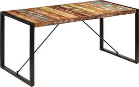 „vidaXL“ valgomojo stalas 160 x 80 x 75 cm, pagamintas iš perdirbto masyvio medžio