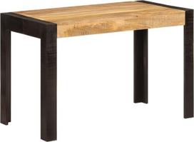 „vidaXL“ valgomojo stalas 120 x 60 x 76 cm, pagamintas iš masyvios mangmedžio medienos