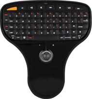 „Vikye N5901“ QWERTY klaviatūra su pelės rutuliu, 2,4 GHz belaidė USB multimedijos klaviatūra su pelės rutuliu, skirta televizoriui ir kompiuteriui