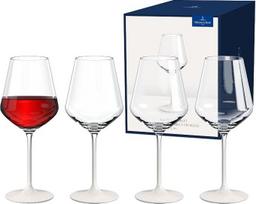 „Villeroy & Boch Manufacture Rock Blanc“ raudonojo vyno taurių rinkinys (4 vnt.), baltojo vyno taurių rinkinys, skirtas raudonajam vynui, vyno taurės, išskirtinės taurės, krištolo taurės