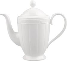 „Villeroy & Boch“ „White Pearl“ 1,35 litro talpos kavos puodelis, 6 asmenims