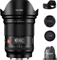 „VILTROX AF 16 mm F1.8 FE“ objektyvas, skirtas „Sony“ E tipo jungčiai – didelio diafragmos atidarymo (F/1.8) pilno kadro plačiakampis objektyvas su įmontuotu LCD ekranu, skirtas „Sony“ E tipo jungties fotoaparatams „Alpha a7II“, „a7RIII“, „a7RIV“, „a7S“,