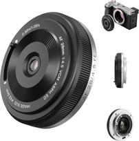 „VILTROX AF 28 mm F4.5 f/4.5 FE“ objektyvas, skirtas „Sony“ E tipo jungčiai, plačiakampis pilno kadro objektyvas su automatiniu fokusavimu, suderinamas su „Sony“ E tipo jungties fotoaparatais: a7C, a7SIII, a7III, a7RIII, FX3, ZV-E10, a6700, a6600, a6400