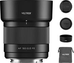 „VILTROX AF 50 mm F2.0 Air E“ objektyvas, skirtas „Sony E-Mount“ jungčiai, F/2.0 didelio diafragmos pločio kampo automatinio fokusavimo standartinis fiksuoto židinio nuotolio pilno kadro objektyvas, skirtas „Sony“ E-Mount a7II, a9, A1, FX3, ZVE1, a6000, a