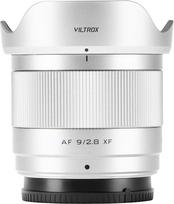 „VILTROX AF 9 mm F2.8 Air X Mount“ APS-C objektyvas, skirtas „Fuji“ fotoaparatams, sidabrinės spalvos
