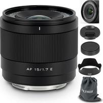 „VILTROX“ 15 mm F1,7 objektyvas su „E-mount“ jungtimi, skirtas „Sony“ fotoaparatams, APS-C ultraplačiakampis objektyvas su automatiniu fokusavimu, skirtas „Sony“ fotoaparatams su „E-mount“ jungtimi: FX30, ZV-E10, ZV-E10II, A6700, A6600, A6500, A6400, A630