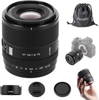 „VILTROX“ 55 mm F1.8 EVO FE fotoaparato objektyvas su „Sony E-Mount“ jungtimi, skirtas pilno kadro fotoaparatams, didelio diafragmos atidarymo, su automatiniu fokusavimu ir APO konstrukcija, tinka „Sony A93“, „A7CII“, „ZVE1“, „A1“, „A7C“ ir „ZV“ modeliams